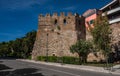 Old castle and venetian tower in Durres city, Albania