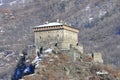 Old castle in Verres Royalty Free Stock Photo