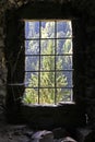 Old castle window Royalty Free Stock Photo