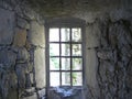 Old castle window in Savoy Royalty Free Stock Photo