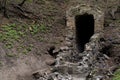 Old catacomb entrance Royalty Free Stock Photo