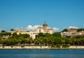 Old Cathedral Basilica di Bonaria in the mediterranean coast, city of Cagliari