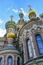 Cathedral of the Resurrection of the Savior on the Spilled Blood in St. Petersburg Royalty Free Stock Photo