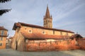 Old cathedral in Saluzzo, Italy.