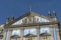 Old Catholic church against the blue sky in Porto, Portugal Royalty Free Stock Photo