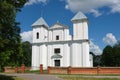 Old catholic church of Guardianship of the Most Holy Virgin Mary of Rosary, Signevichi, Bereza district, Brest region, Belarus Royalty Free Stock Photo