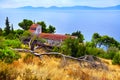 Old catholic church in Makarska. Makarska, Dalmatia, Croatia Royalty Free Stock Photo