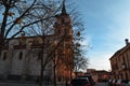 Old catholic church in a small town in Spain Royalty Free Stock Photo