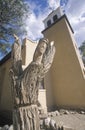 Old catholic mission church in Cerillos New Mexico Royalty Free Stock Photo