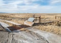 Old cattle guard Royalty Free Stock Photo