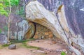 The old cave in Sigiriya