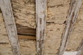 Old ceiling in medieval building Royalty Free Stock Photo