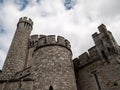 Old celtic castle tower, Blackrock castle in Ireland. Blackrock Observatory fortress