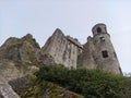 Old celtic castle tower, Blarney castle in Ireland, old ancient celtic fortress