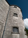 Old celtic castle tower walls, Cork City Gaol prison in Ireland. Fortress, citadel background