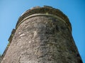 Old celtic castle tower walls, Cork City Gaol prison in Ireland. Fortress, citadel background