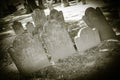 Old Cemeteries - Tombstone Closeups Royalty Free Stock Photo