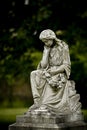 Old cemetery angel Royalty Free Stock Photo