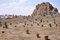 Old Cemetery, Cappadocia Rock Formations, Red Rose Valley, Goreme, Turkey Royalty Free Stock Photo