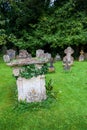 Old cemetery in Castle Combe Royalty Free Stock Photo