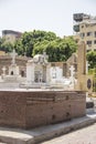 The old cemetery in the Coptic Cairo Masr al-Qadima district of Old Cairo Royalty Free Stock Photo