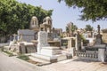 The old cemetery in the Coptic Cairo Masr al-Qadima district of Old Cairo Royalty Free Stock Photo