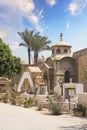 The old cemetery in the Coptic Cairo Masr al-Qadima district of Old Cairo Royalty Free Stock Photo
