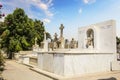 The old cemetery in the Coptic Cairo Masr al-Qadima district of Old Cairo Royalty Free Stock Photo