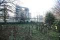 Old cemetery of Gouda behind the Croda factory where last person burried was in 1971