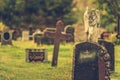 Old Cemetery Gravestones