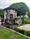 Old cemetery open 1 desember 1847 closed 1955, De Begraafplaats Soerabaja, makam peneleh surabaya east java Indonesia Royalty Free Stock Photo