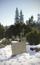 Old cemetery by the Vang Stave Church (Mountain Church of Our Savior) in Karpacz