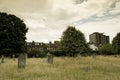Old cemetery view in London Royalty Free Stock Photo