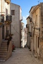 Old centre of Salemi, Sicily Royalty Free Stock Photo