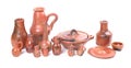 Old ceramic collection, small Royalty Free Stock Photo