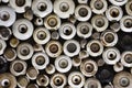 Old ceramic fuses Royalty Free Stock Photo