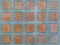 Old ceramic tile floor Royalty Free Stock Photo