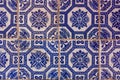 Old ceramic tile floor. Royalty Free Stock Photo
