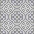 Old ceramic tiles patterns Royalty Free Stock Photo