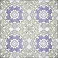 Old ceramic tiles patterns handicraft from thailand Royalty Free Stock Photo