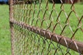 Old Chainlink Gate Royalty Free Stock Photo