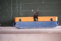 an old chalk board eraser Royalty Free Stock Photo