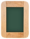Old chalk board with wood frame Royalty Free Stock Photo