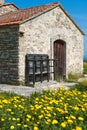 Old chapel, cyprus Royalty Free Stock Photo