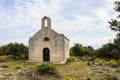 Old chapel near Plat on Cres, Croatia Royalty Free Stock Photo