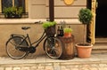 Old charming bicycle concept Royalty Free Stock Photo
