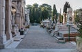 Old Chateau Cemetery in Nice on Castle Hill Royalty Free Stock Photo