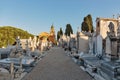 Old Chateau Cemetery in Nice on Castle Hill Royalty Free Stock Photo