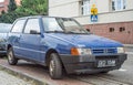 Old cheap popular Italian compact car Fiat Uno