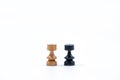 Old Chess Set - Rooks Royalty Free Stock Photo